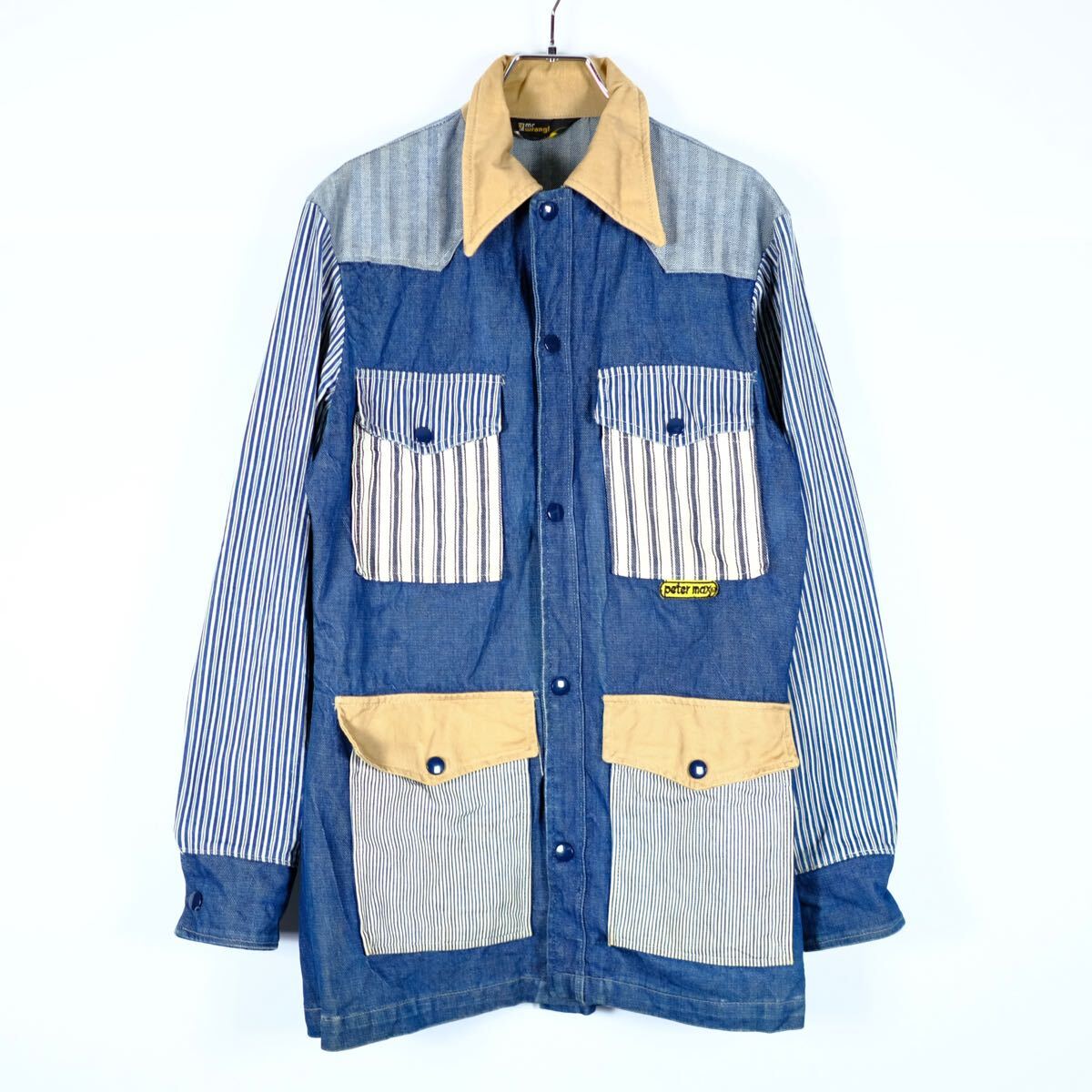 1970s Peter Max × Wrangler デニム カバーオール ピーター 1970s Peter Max × Wrangler デニム カバーオール ピーター