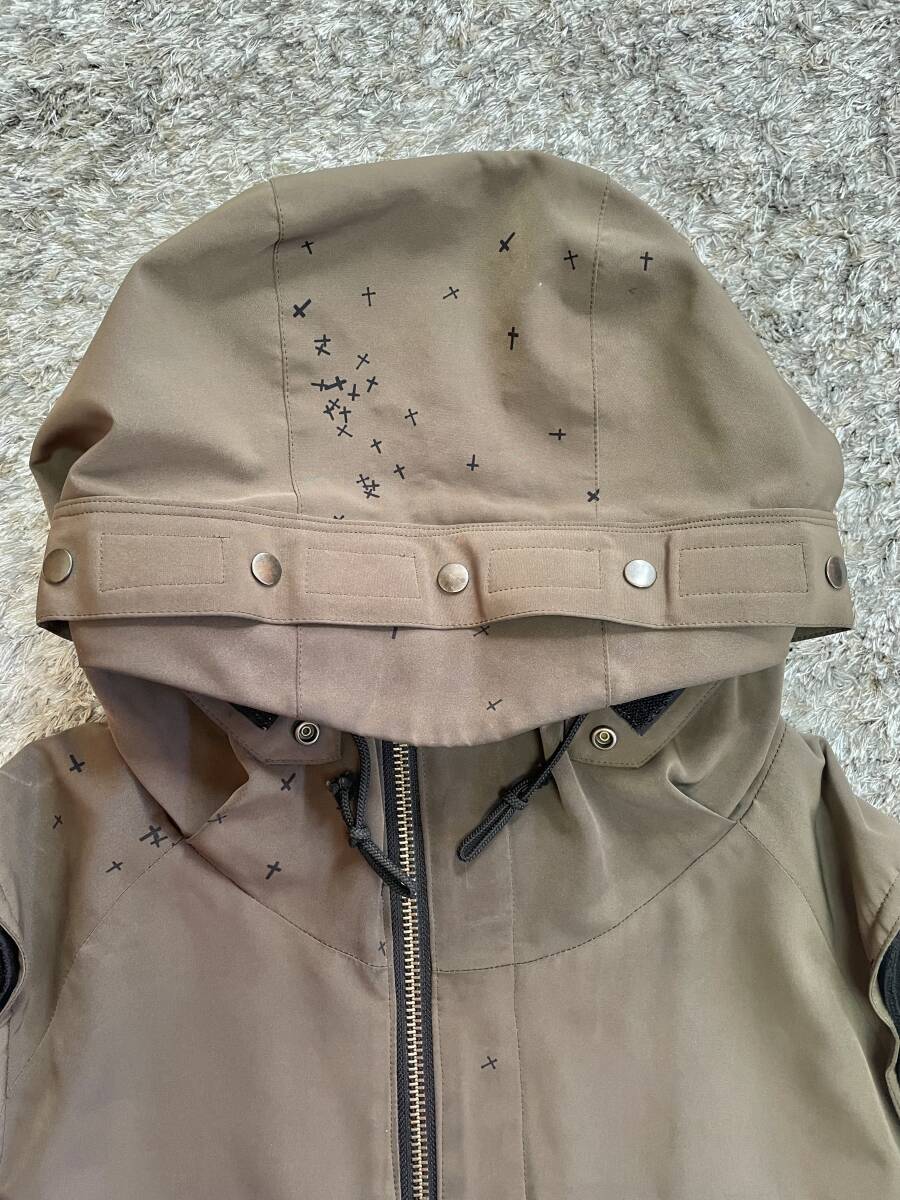 UNDERCOVER 05AW Arts&crafts 十字架 クロス柄 袖レザー スノボ UNDERCOVER 05AW Arts&crafts 十字架 クロス柄 袖レザー スノボ