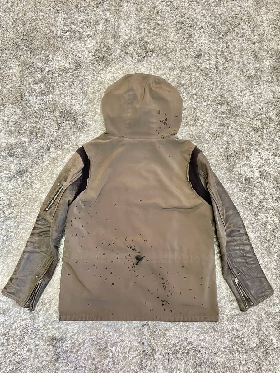 UNDERCOVER 05AW Arts&crafts 十字架 クロス柄 袖レザー スノボ UNDERCOVER 05AW Arts&crafts 十字架 クロス柄 袖レザー スノボ