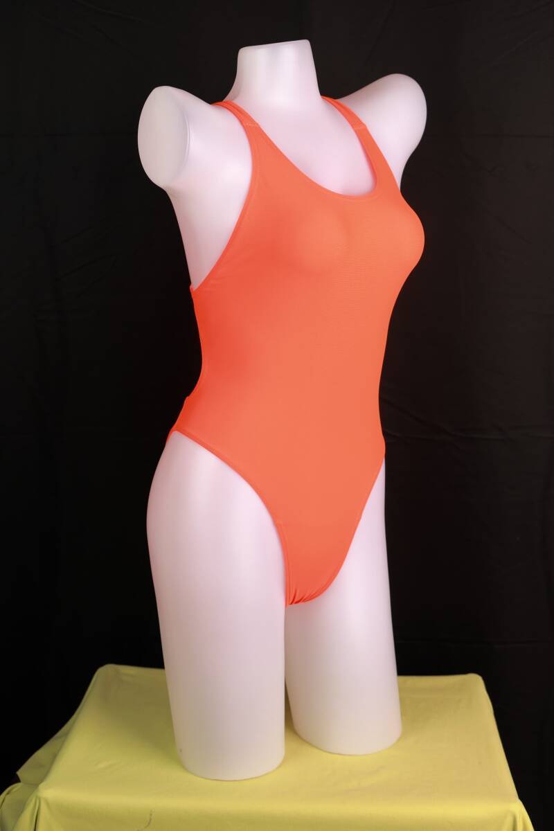 .. swimsuit One-piece L size orange reuse corner 