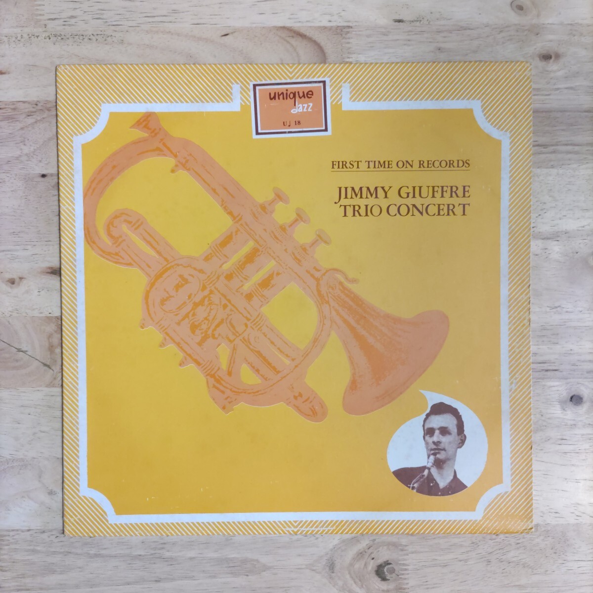 LP 緊張感あるスリリングな演奏 JIMMY GIUFFRE TRIO - Paul Bley(p)Steve Swallow(b)/CONCERT first time on stage 1961[伊盤:Unique Jazz]