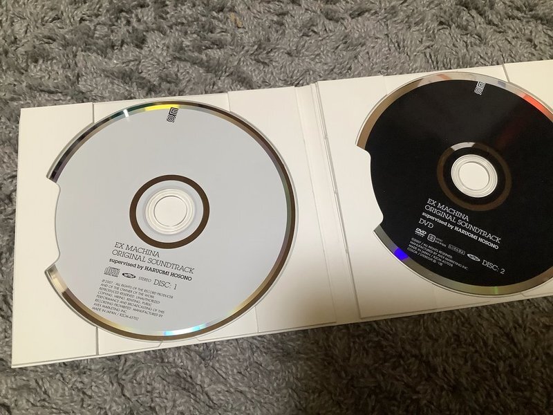 [ дефект ]* аниме фильм [EX MACHINA(eksmakina) оригинал саундтрек ] саундтрек CD*** Hosono Haruomi (..)/ Cornelius /HASYMO/ Sakamoto Ryuichi 