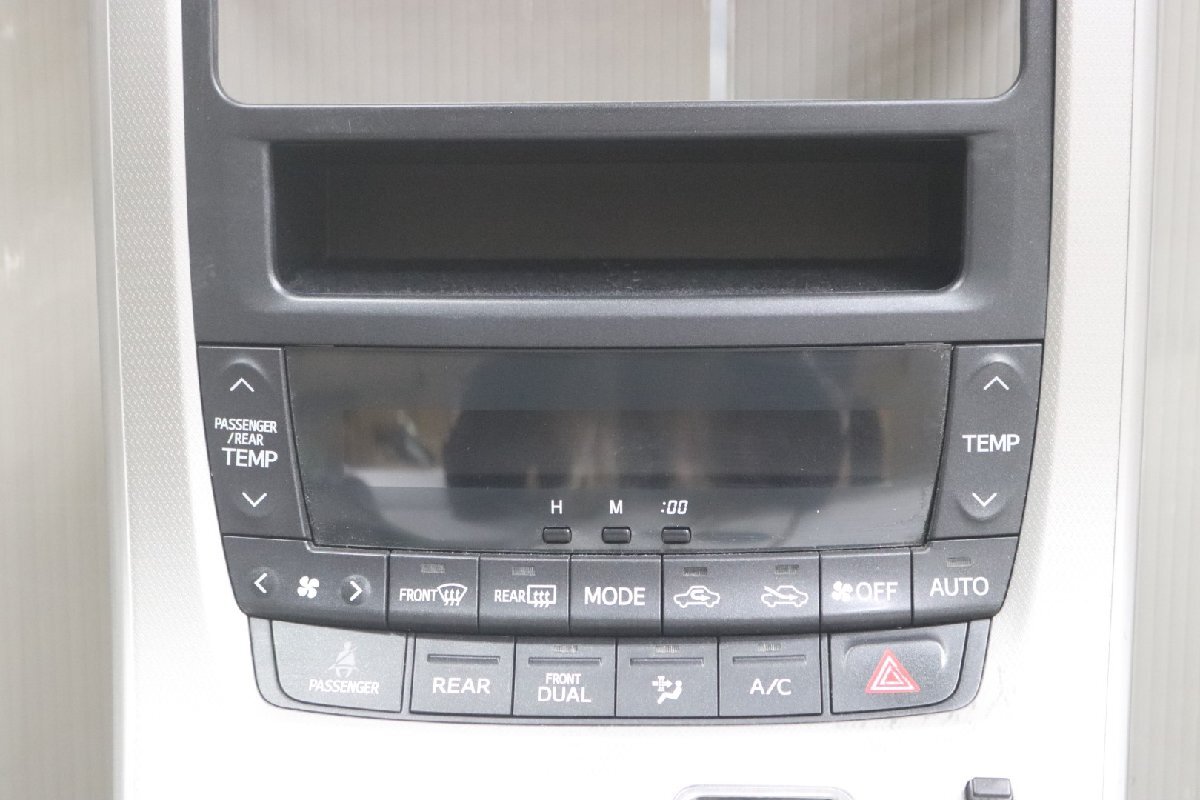 ANH20　トヨタ　ヴェルファイア　平成20年　純正ナビゲーション　86100-58041　地図データー　2010年　作動確認済み　 ヴェルファイア 2.4Z 前期 (ANH20) 2DIN ワイド ナビパネル エアコン