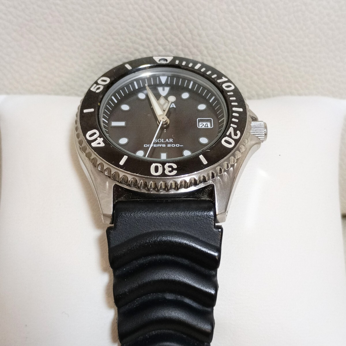 良品【SEIKO セイコー】ALBA アルバ SOLAR ソーラー ダイバーズ