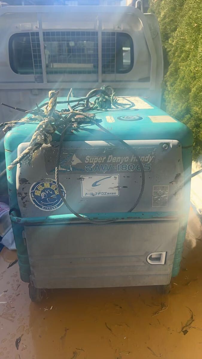 デンヨー GAW-180ES 発電溶接機 動作未確認 ジャンク品 デンヨー GAW-180ES 発電溶接機 動作未確認 ジャンク品