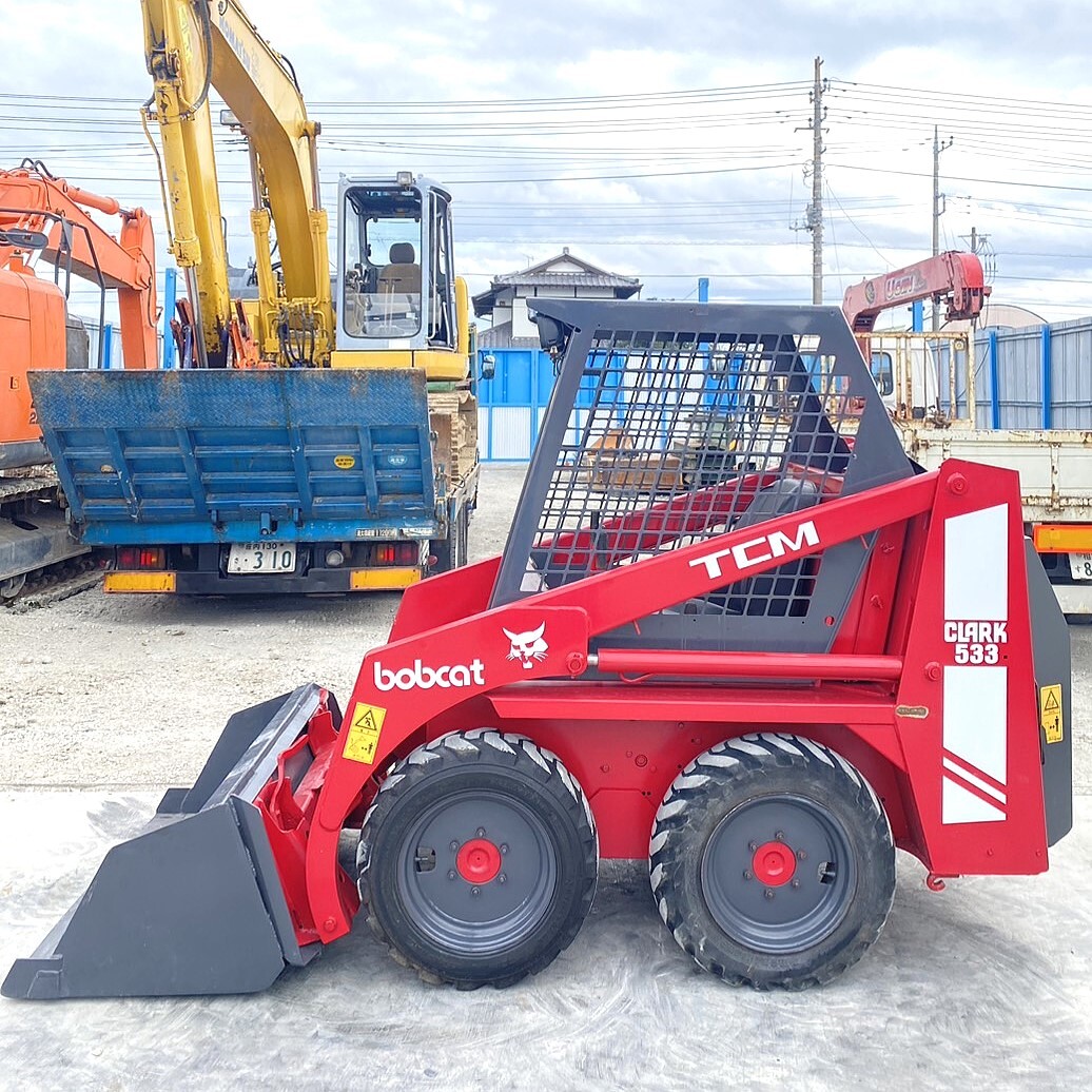 TCM 533●スキッドステアローダー●ボブキャット●bobcat●除雪機●ホイールローダー●4WD● 動作確認済み　(９)