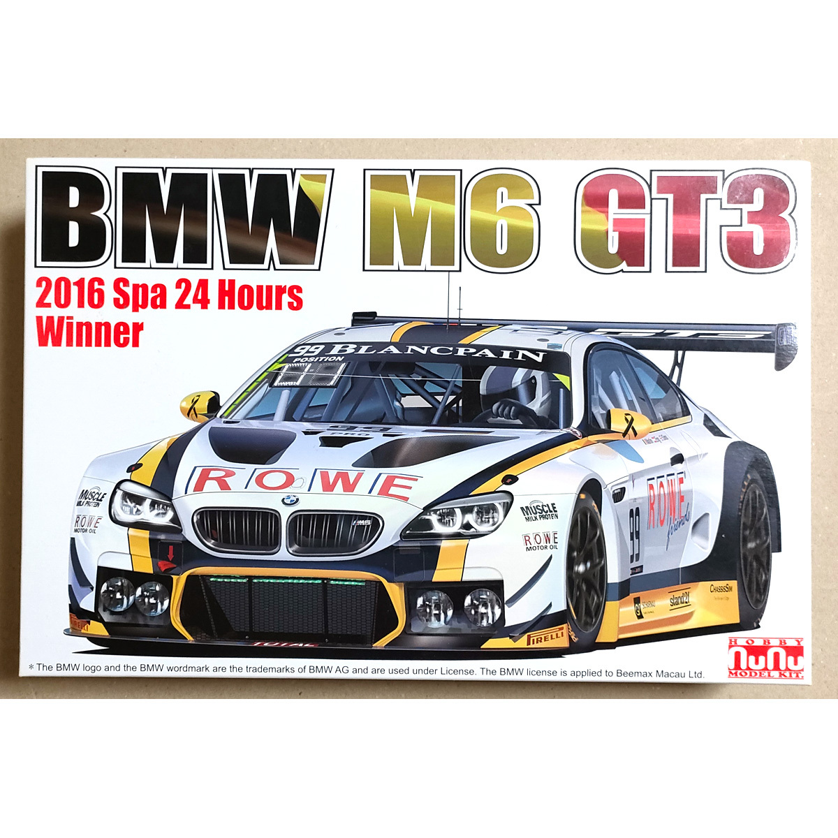 BMW M6 GT3 2016 スパ24h winner 1/24 nunu プラッツ