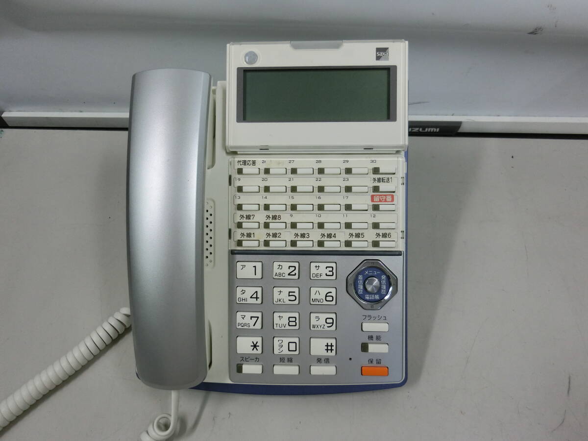 ▲▽SAXA 30ボタン標準多機能電話機 TD720(W) 領収書可5△▼