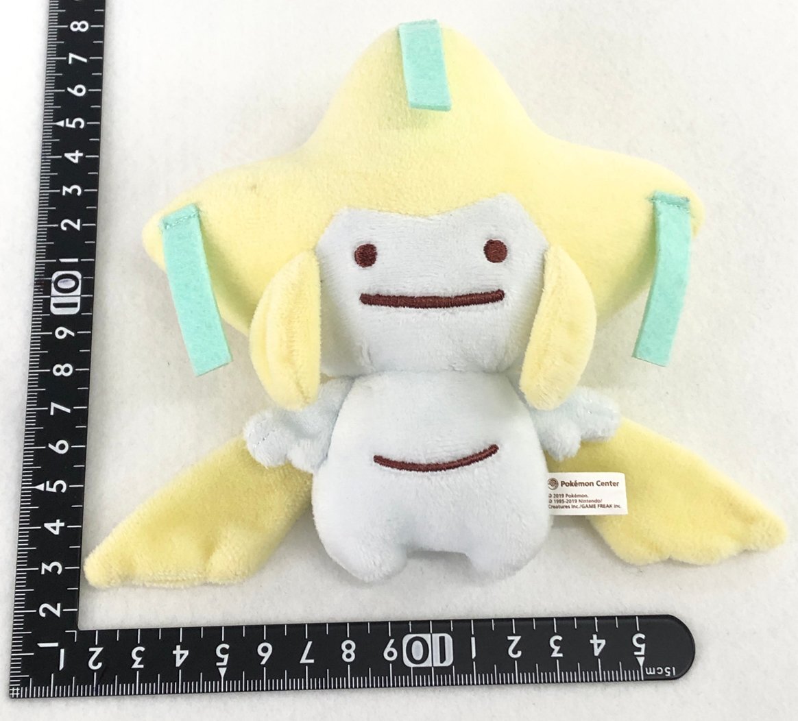 ★中古品★ぬいぐるみ ポケモンセンター マスコット へんしん！メタモン ジラーチ ポケモンセンターオンライン