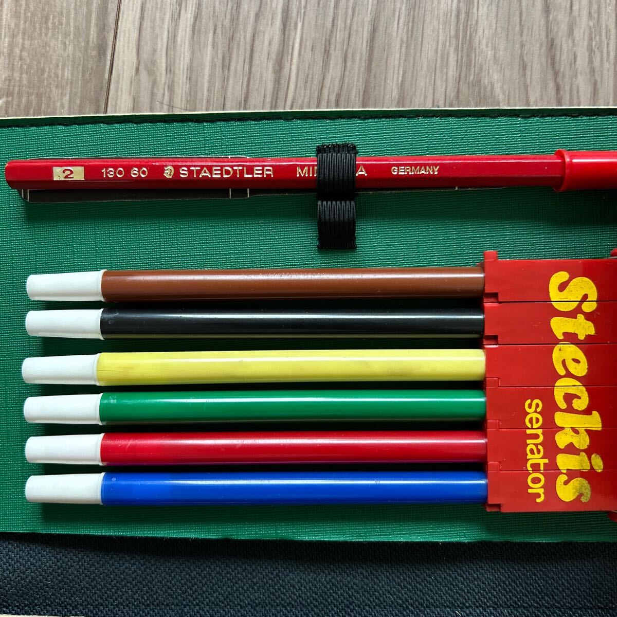 ドイツ製 文房具セット STAEDTLER ステッドラー 色鉛筆 物差し