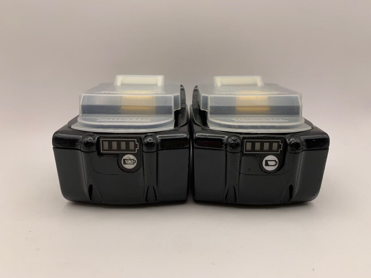 純正 makita マキタ 18V 6.0Ah リチウムイオンバッテリー BL1860B 2個 中古 雪マーク 純正バッテリー 14 雪印