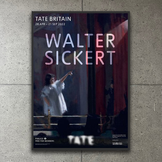 額装品/Tate Britain exhibition/ウォルター シッカート/アート