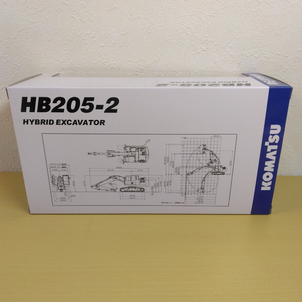 1/50 KOMATSU ショベルカー HB205-2 HYBRID EXCAVATOR コマツ 建 1/50 KOMATSU ショベルカー HB205-2 HYBRID EXCAVATOR コマツ 建