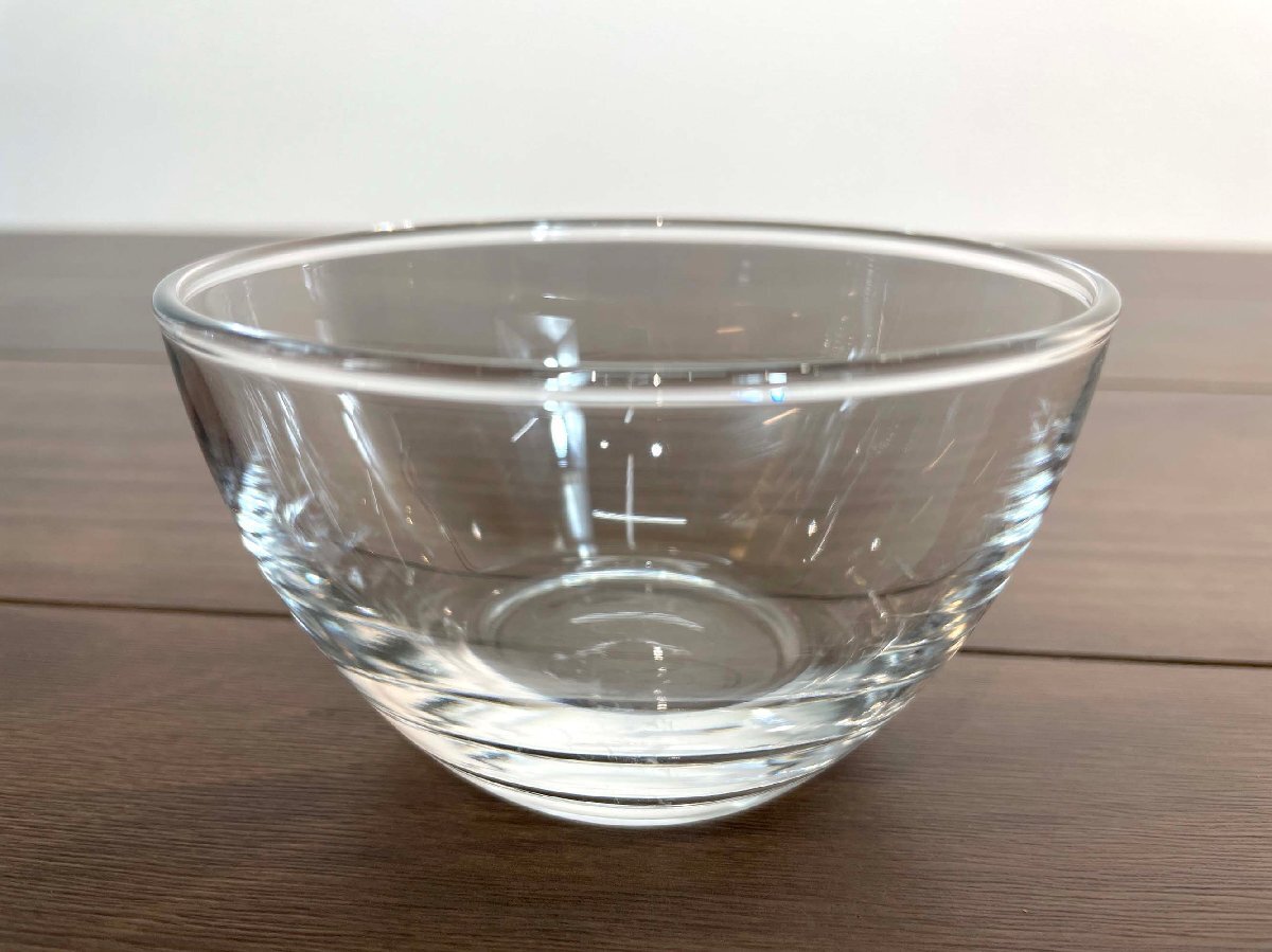 【福岡】ガラス製 デザートプレート & デザートカップ◆食器◆皿◆プレート φ150 H12◆カップ φ100 H55◆モデルR展示品◆TS8822_Ts_画像4