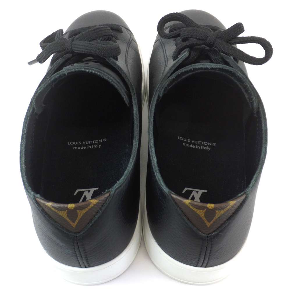 【天白】ルイヴィトン ローカットスニーカー ブラック 8サイズ 27.0cm 1AA623 リゾートライン