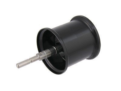 アベイル マイクロキャストスプール AMB2520R 2mm 超浅溝軽量スプール 黒 アブ 2500C などに ABUアンバサダー eリング付き (32015