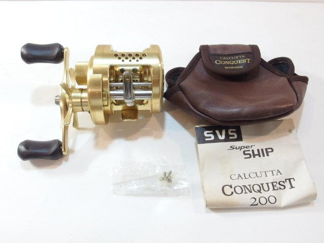 シマノ　01 カルカッタ コンクエスト 200 SHIMANO CALCUTTA CONQUEST 右巻き ベイトリール (30837