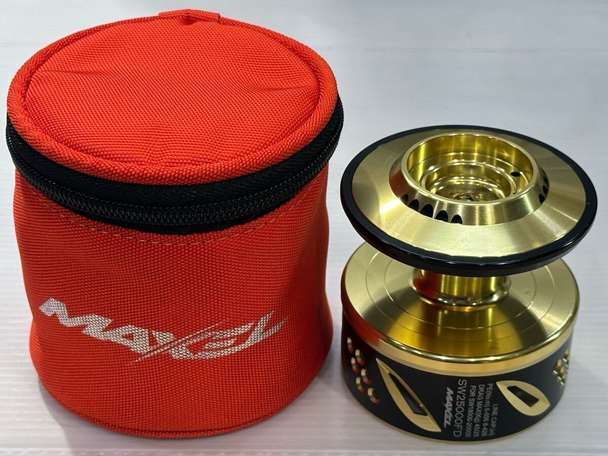 新品 マクセル カスタムスプール シマノ用 MAXEL SW25000FD 夢屋 新品 マクセル カスタムスプール シマノ用 MAXEL SW25000FD 夢屋