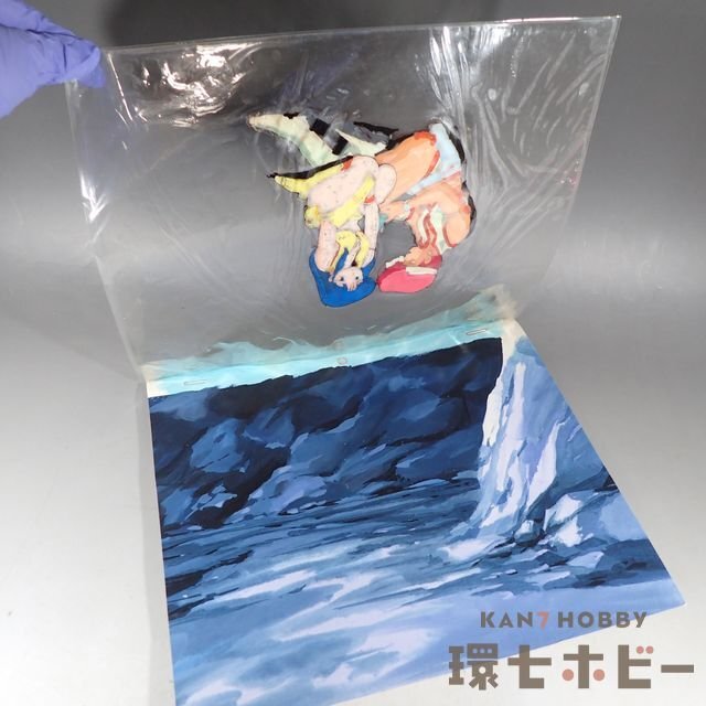 0WB13◇⑦当時物 古い ダーティペア セル画 背景付き ジャンク 0WB13◇⑦当時物 古い ダーティペア セル画 背景付き ジャンク