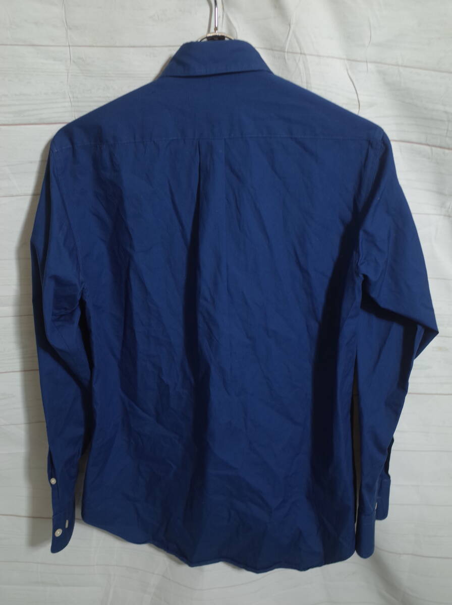 メンズ pl607 ciao indenture チャオインデンチャー 日本製 長袖 シャツ M ネイビー 紺 _画像2