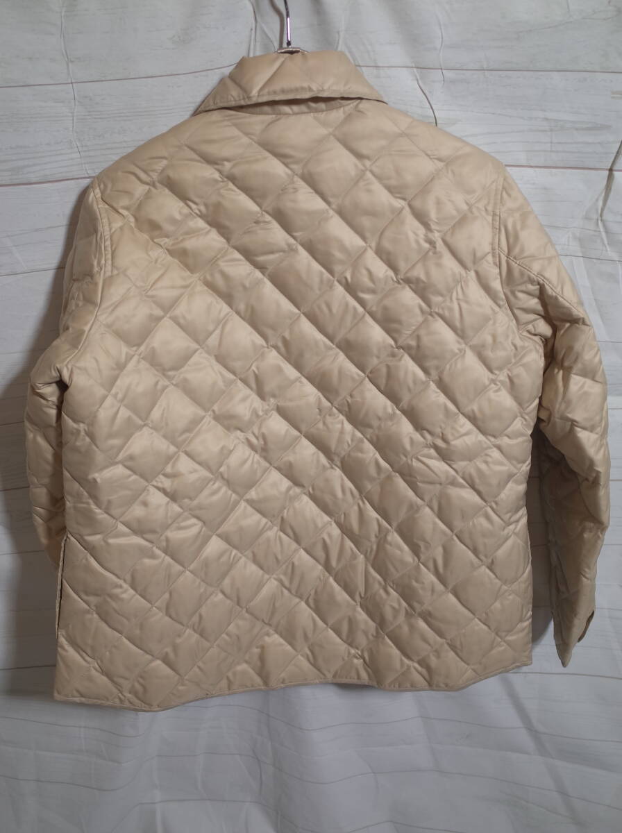 レディース pl686 クロコダイル CROCODILE ボタンアップ ダウンジャケット L ベージュ系 _画像2