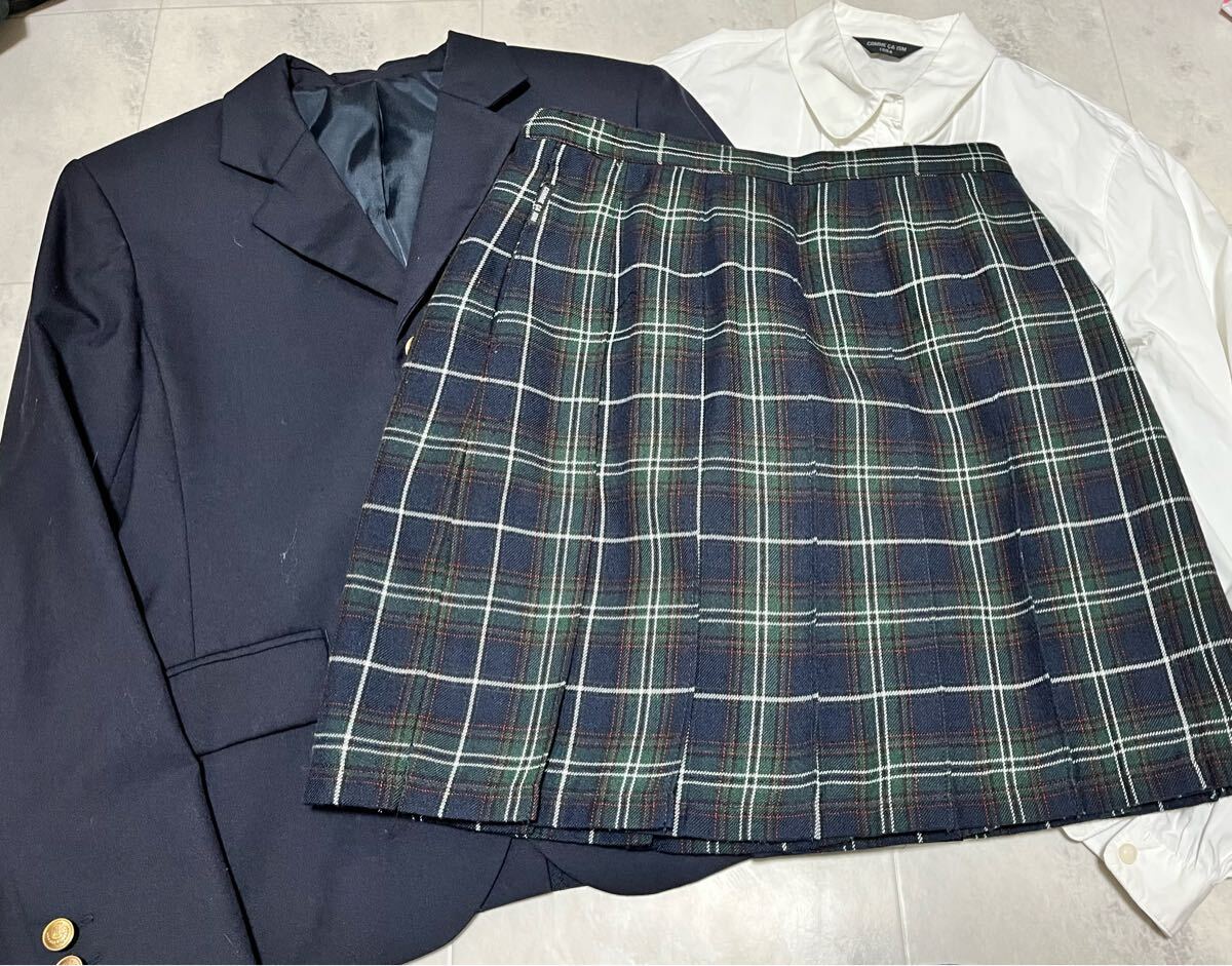 COMME CA ISM コムサイズム ブレザー ジャケット 紺ブレ　 サイズ150A　キッズ 女の子 ネイビー 卒業(yè)式 入學(xué)式　ウールマーク付き