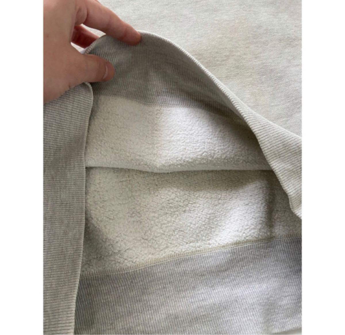 vintage ヴィンテージ ビンテージ 50s 50年代 60s 60年代 usa製 前Vガゼット グレー オートミール 半袖 ステンシル スウェット トレーナー_画像7