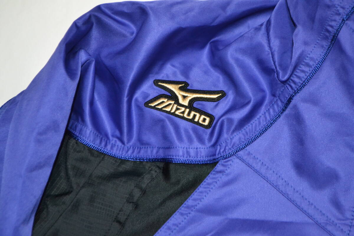 178 MIZUNO Mizuno Giobal Elite свечение bar Elite ветровка жакет M размер лиловый × черный 