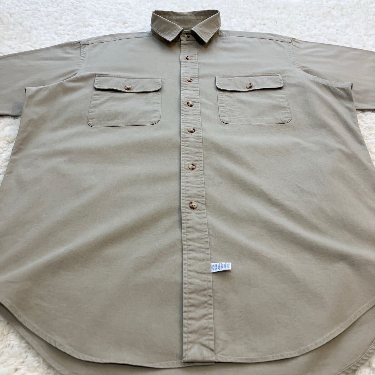 美品90s POLO SPORTSMAN フィッシングシャツ M シンガポール製 美品90s POLO SPORTSMAN フィッシングシャツ M シンガポール製