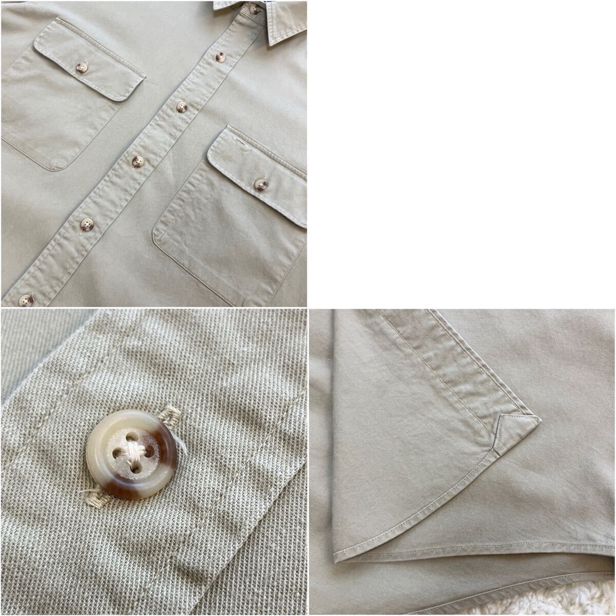 美品90s POLO SPORTSMAN フィッシングシャツ M シンガポール製 美品90s POLO SPORTSMAN フィッシングシャツ M シンガポール製
