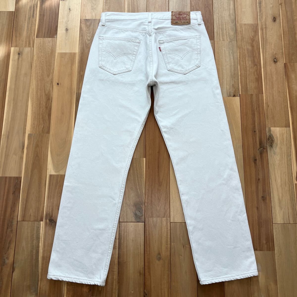美品 90s USA製 生成り501-0655 デニム W34×L30 Levi's ホワイト 美品 90s USA製 生成り501-0655 デニム W34×L30 Levi's ホワイト