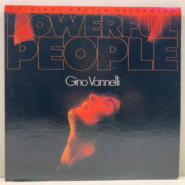 良好盤!! MOBILE MFSL 高音質 半透明 USプレス GINO VANNELLI Powerful People モービル AUDIOPHILE レア LP | AOR X-OVER 傑作アルバム