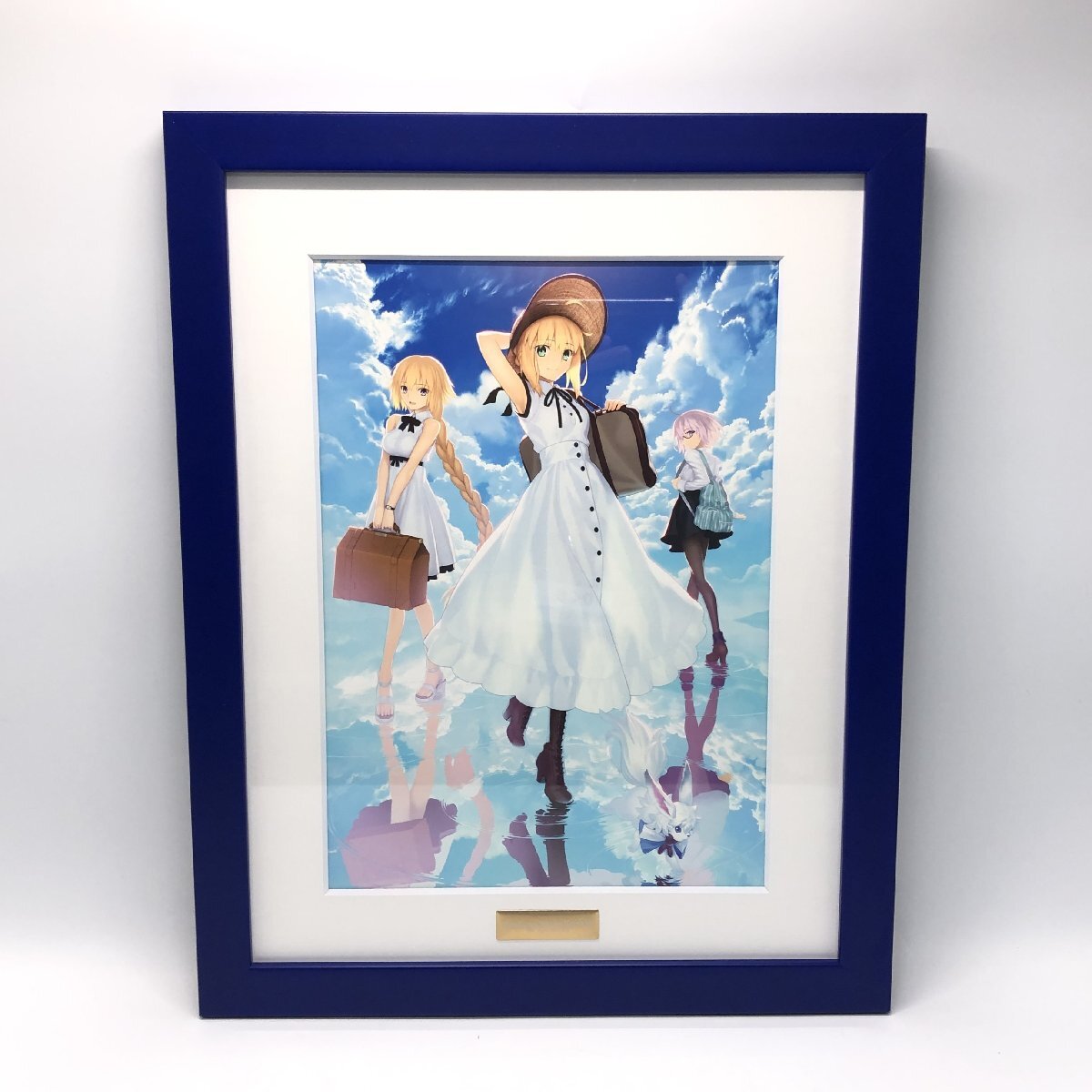 複製原画 FGO Fate/Grand Order 2018 3rd anniversary キャラファイングラフ セイバー アルトリア ジャンヌ マシュ ☆良品☆[311-0109-N8]