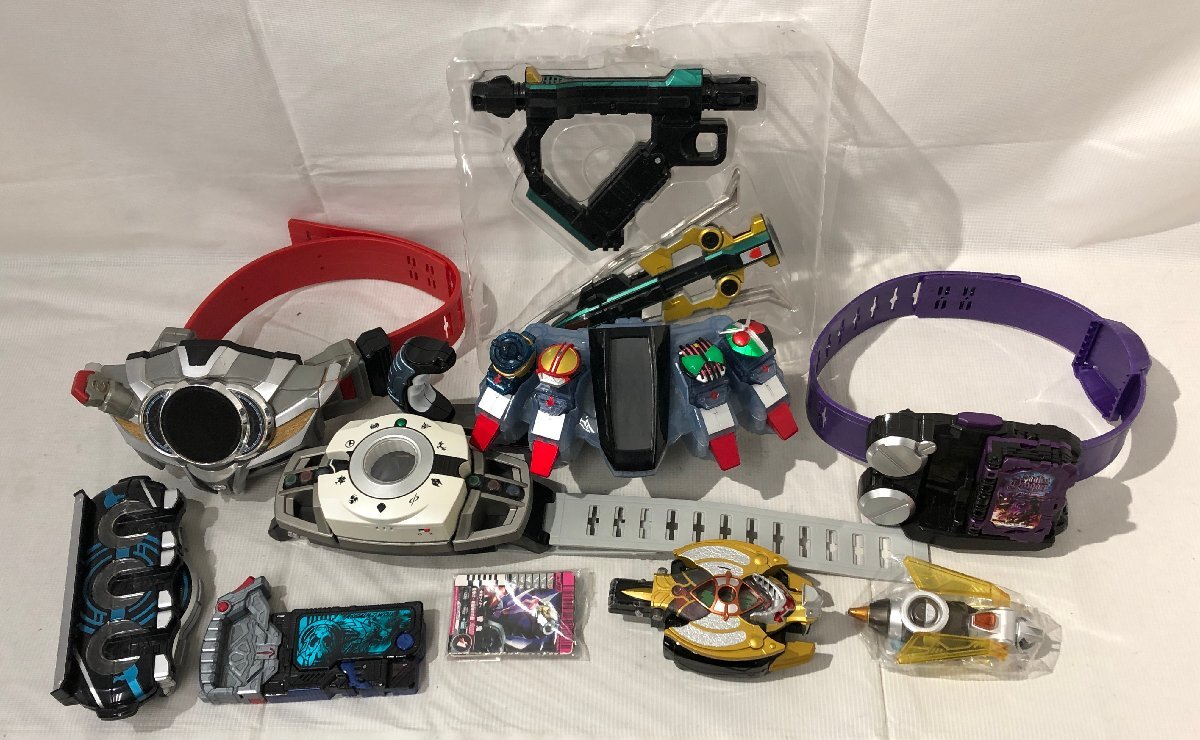 1円~ 仮面ライダー 変身ベルト グッズ 大量 まとめ セット 1円~ 仮面ライダー 変身ベルト グッズ 大量 まとめ セット