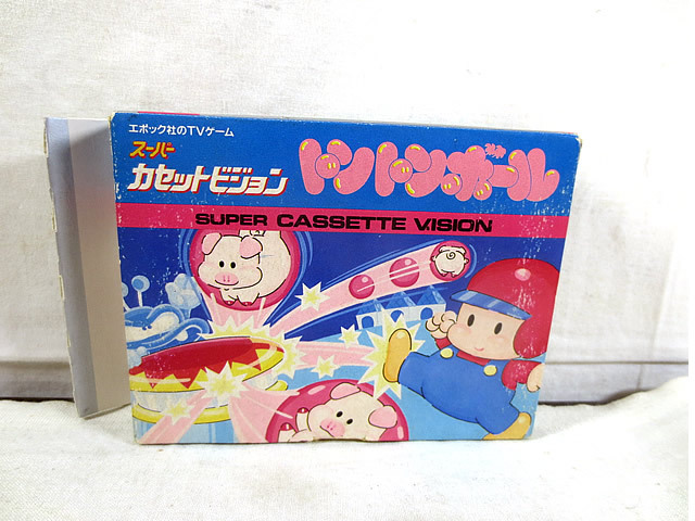 美品　エポック社　スーパーカセットビジョン トントンボール
