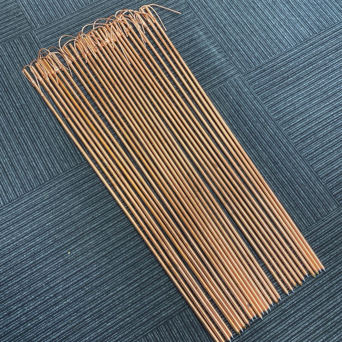 refle● アース棒　TEC 27本　長さ約100cm 現状品