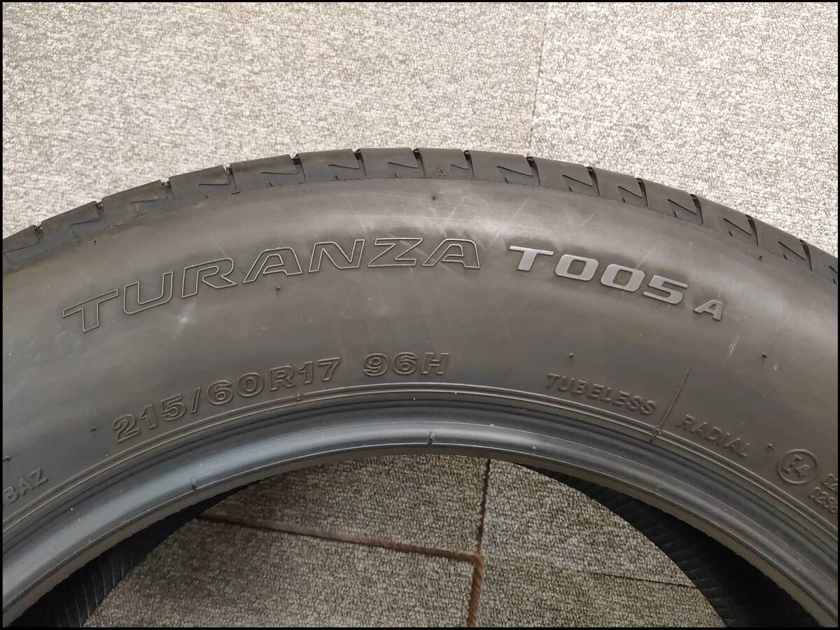 ★2020年 215/60R17 96H ブリヂストン BRIDGESTONE TURANZA T005A 4本_画像8