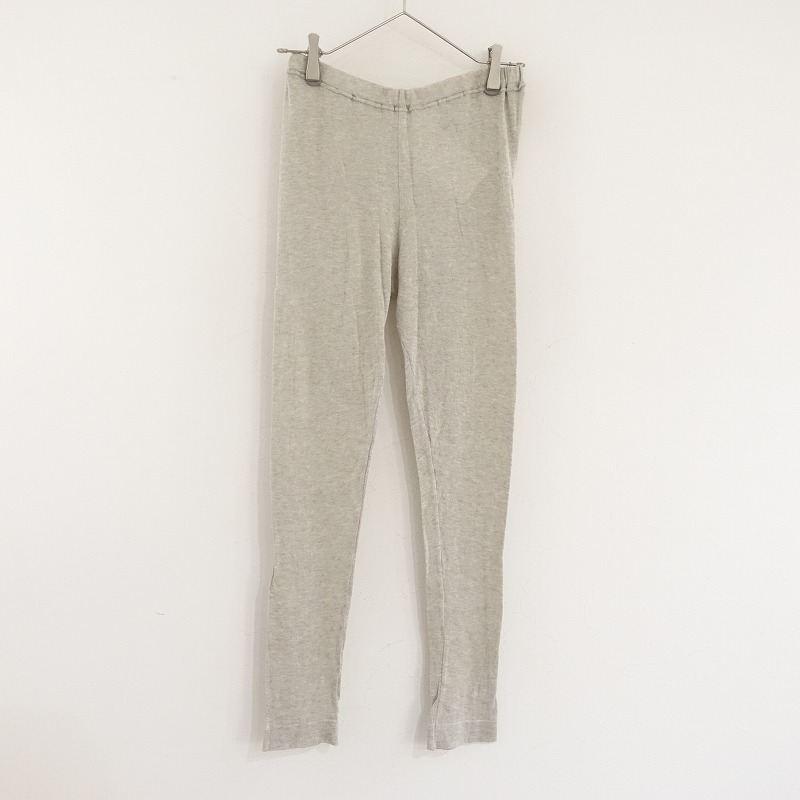 【定価1.2万】エヴァムエヴァ evam eva vie *スーピマオーガニックコットンリラックスレギンス*2綿ニット(25-2412-79)【20A52】