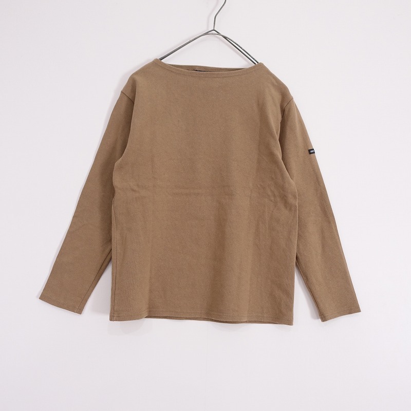 セントジェームス SAINT JAMES *ウェッソン バスクシャツ*トップス綿カットソーライトブラウンTシャツ(1-2412-215)【01A52】