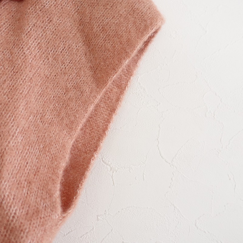 【2022/定価3.1萬】ヴラスブラムVlas Blomme*Aerial Alpaca Woolレース衿付チュニック*Fニットプルオーバー(4-2412-82)【31A52】
