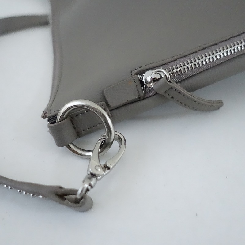 ya-kiYAHKI * кожа сумка на плечо * серый плечо .. портфель (ba11-2501-59)[32A52]