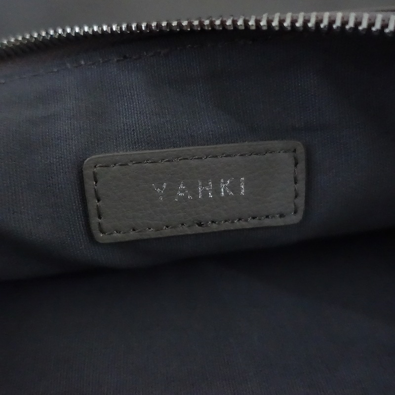 ya-kiYAHKI * кожа сумка на плечо * серый плечо .. портфель (ba11-2501-59)[32A52]