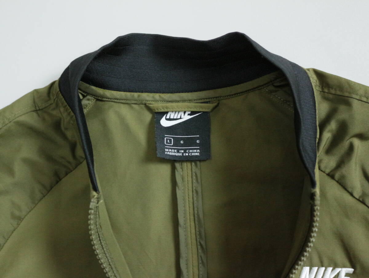 Y7/NIKE/ナイキ/ノーカラージャケット/メンズ/Lサイズ/コットン Y7/NIKE/ナイキ/ノーカラージャケット/メンズ/Lサイズ/コットン