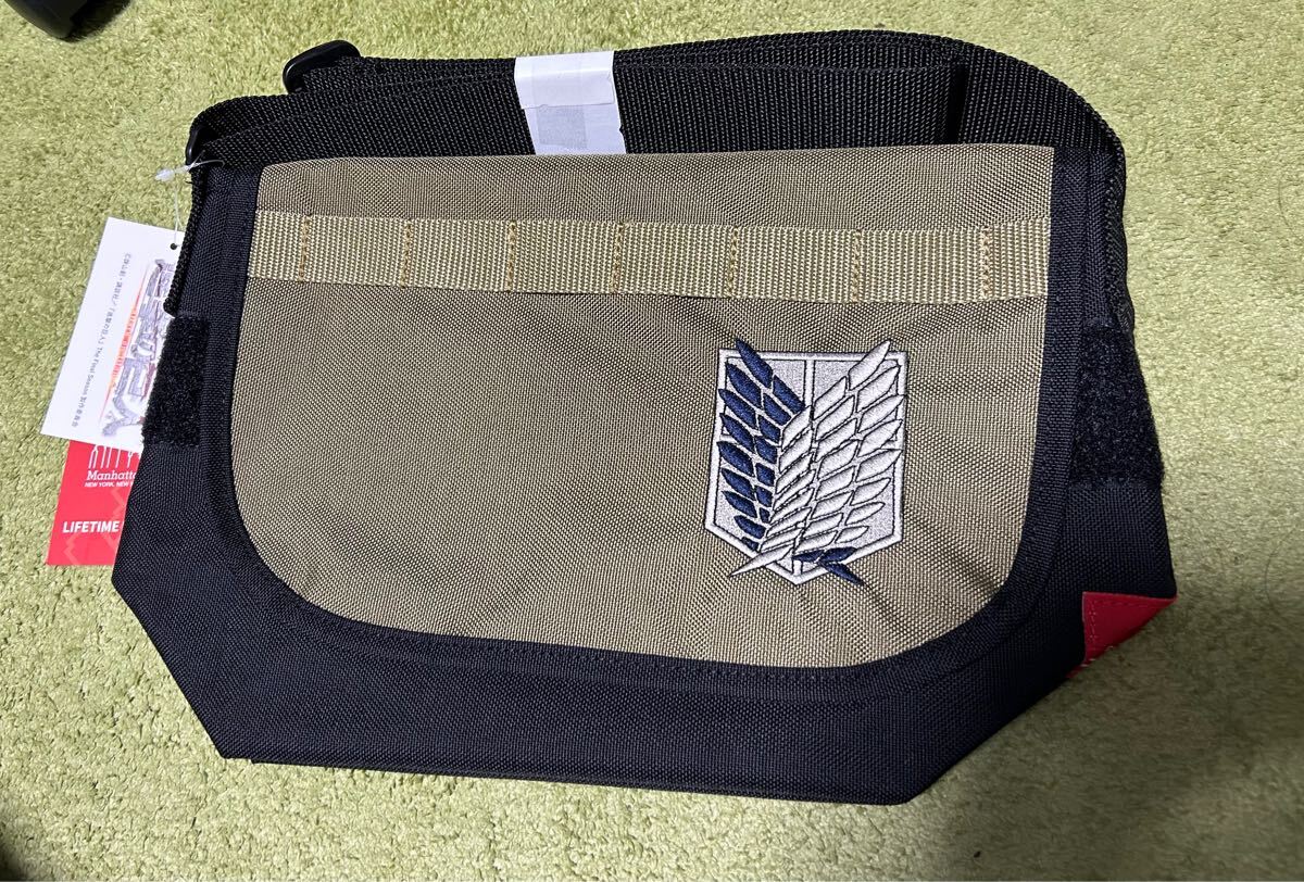 再値下げ　最終　新品　未使用　マンハッタンポーテージ　Manhattan Portage　進撃の巨人　ショルダーバック