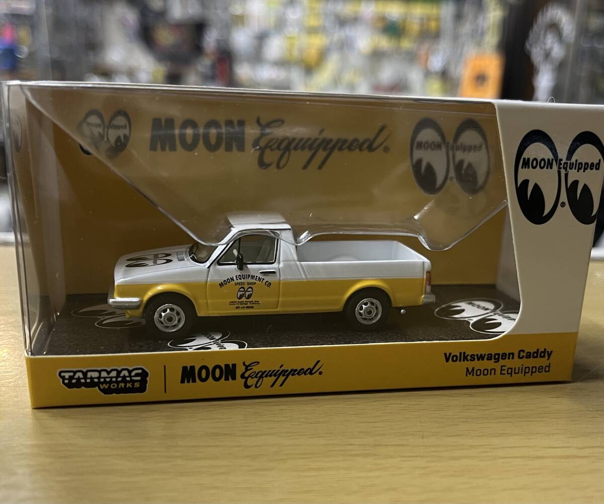 送料300円より　1/64 MOONEYES x Tarmac Works Volkswagen Caddy　ミニカー限定品