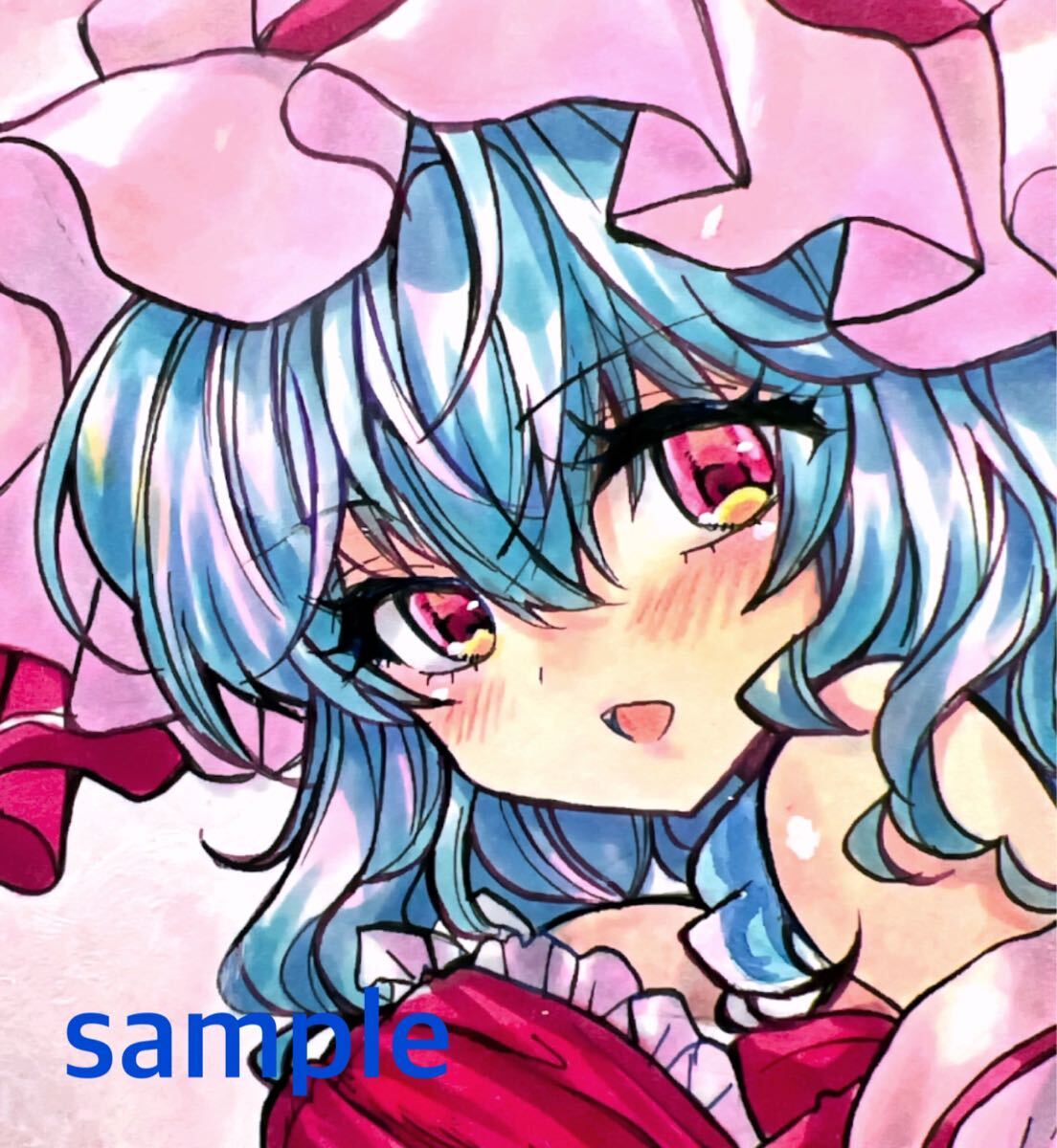 同人 手描きイラスト 東方Project レミリア・スカーレット 中 同人 手描きイラスト 東方Project レミリア・スカーレット 中