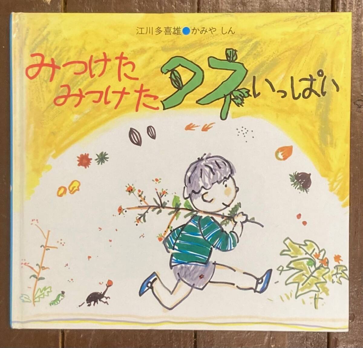 みつけたみつけたタネいっぱい かがくみてみようやってみよう/江川多喜雄/かみやしん/野草/種/植物/絵本/学習/勉強/教材/科学絵本