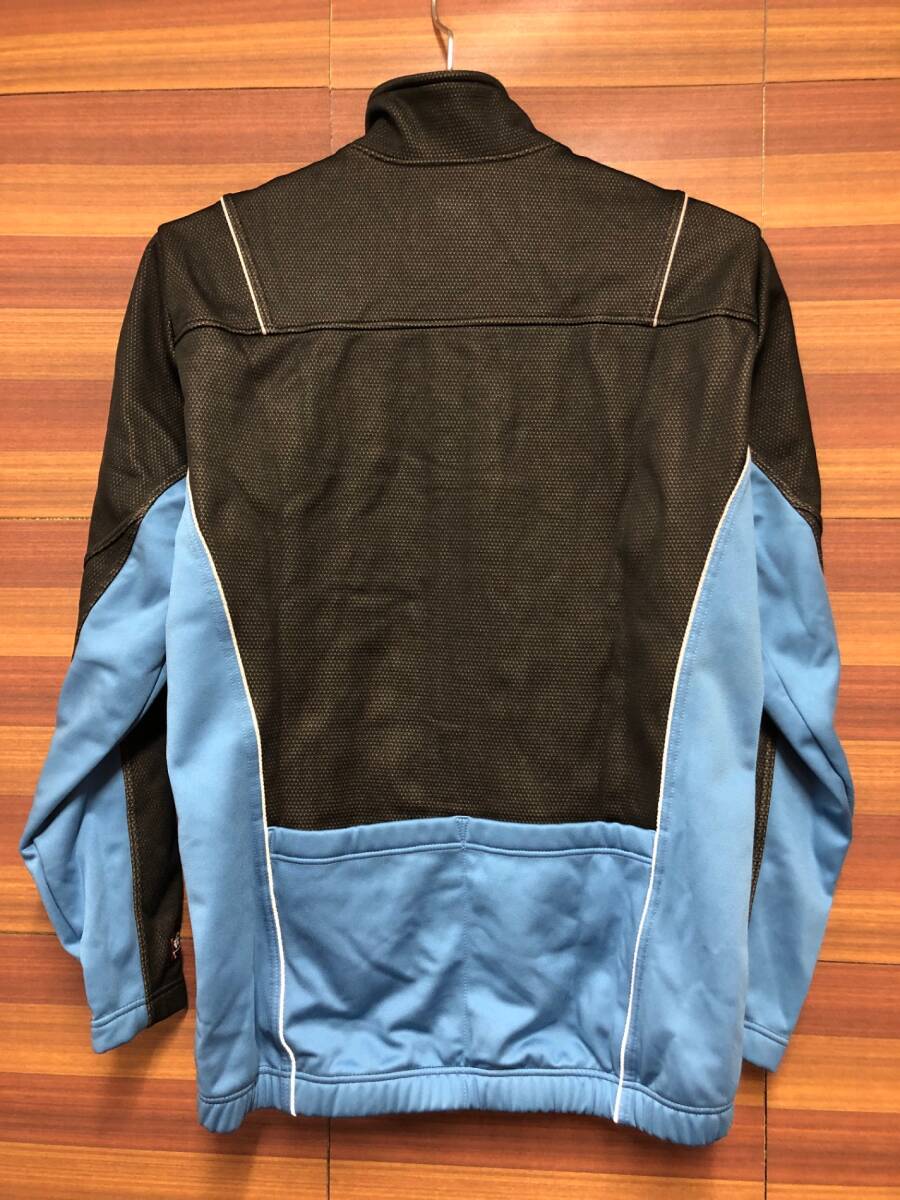 IL904 パールイズミ PEARL iZUMi 長(zhǎng)袖 サイクルジャケット 黒 水色 S 里起毛