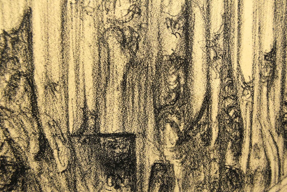 1-902)天野喜孝『Night ナイト』68/100 版画 リトグラフ 直筆