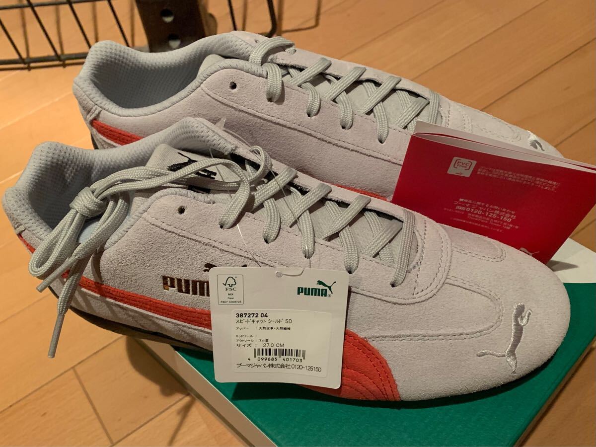未使用品 プーマ PUMA 387272 01 スピードキャット シールド SD 未使用品 プーマ PUMA 387272 01 スピードキャット シールド SD